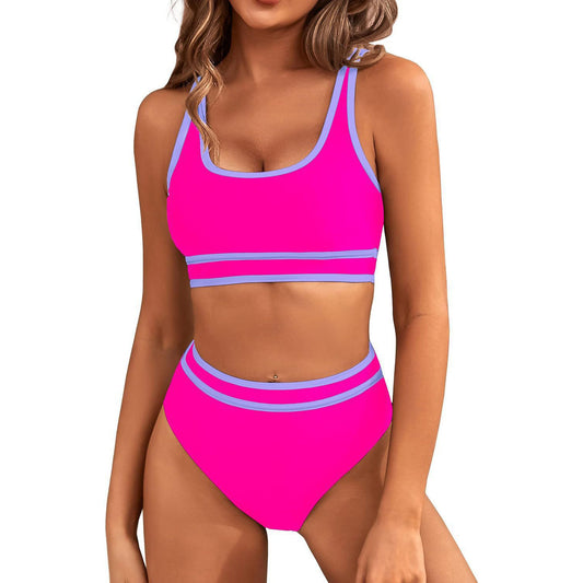 Solid Color Bikini | Tight-fitting